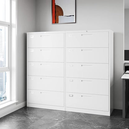 Lateral File Cabinet with 5 Drawers - Image 2
