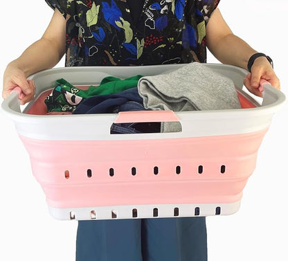 SAMMART 42L Collapsible Plastic Laundry Basket - Image 7