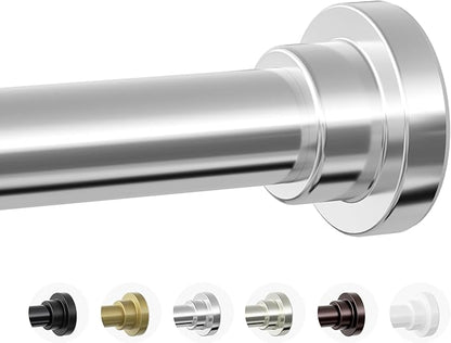 Mcrbeay Shower Curtain Rod, Non Slip Adjustable 28-46 inch No Drilling Shower by McrbeayShelfLiner