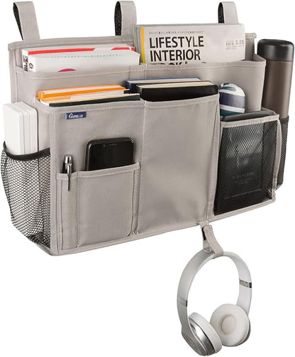 Surblue Bedside Caddy Hanging Bed Organizer Storage Bag Pocket - Image 2