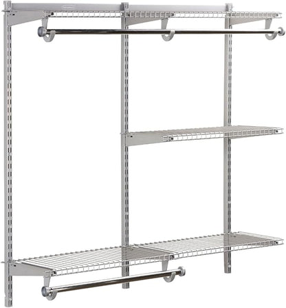 Rubbermaid Configurations Custom Closet Kit 4-8 Ft. Adjustable Metal Wire - Image 2