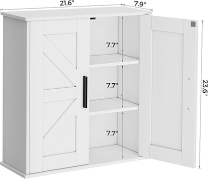 Homleke Bathroom Wall Cabinet, Medicine Cabinet - Image 3