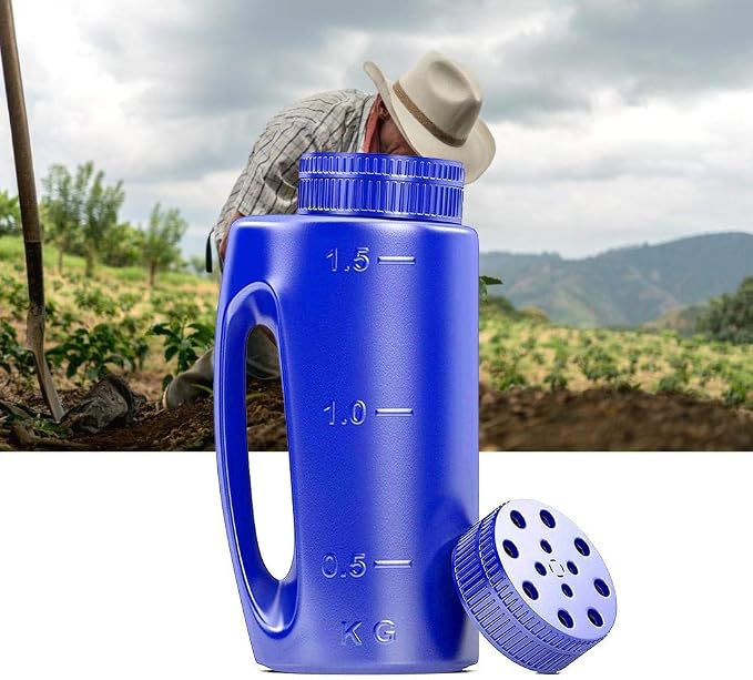 Aramox Hand Held Spreader Shaker Fertilizer Salt Dispenser - Image 5