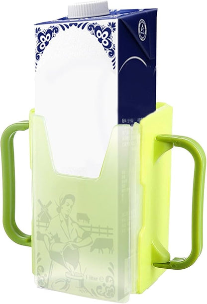 Milk Carton Holder Folding, Spill Proof, Telescopic | No Squeeze by Unknown