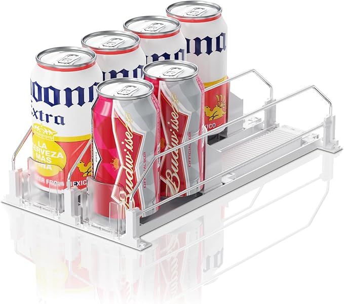 Drink Organizer for Mini Fridge, 12oz by LOVEFORBETTERLIFE