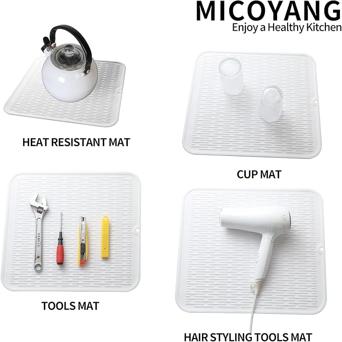 Silicone Dish Drying Mat for Multiple Usage, Easy clean, Eco-friendly, - Image 4