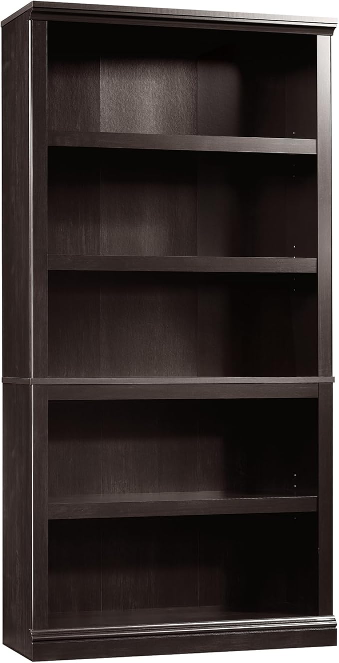 Sauder 5 Tier Book Shelf Wooden Bookcase Multipurpose Bookshelf by SAUDER%C2%AE
