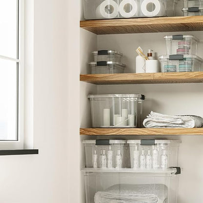 Superio Storage Bins with Lids, Stackable Totes, BPA Free, Odor Free, Organizer - Image 8