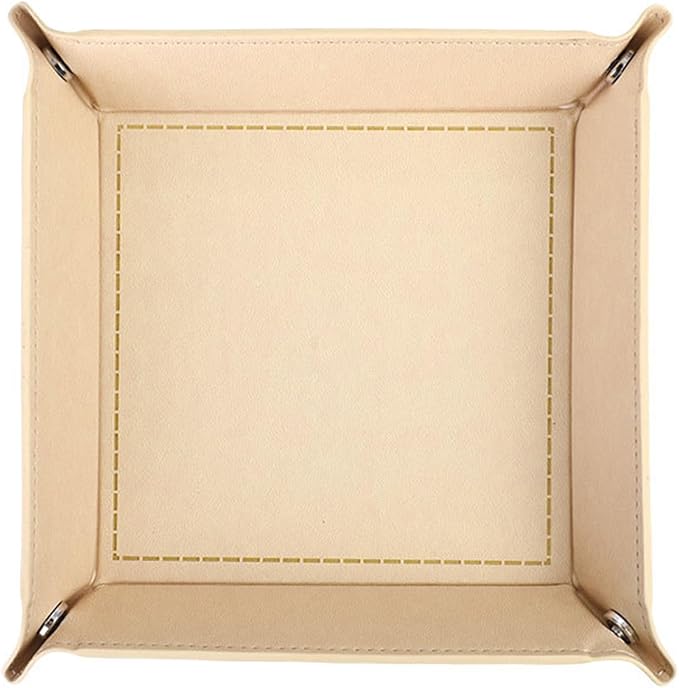 siduater Valet Tray Desktop Storage Organizer – Vegan Leather Catchall Bedside by siduater