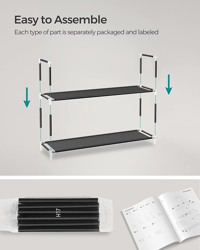 SONGMICS 5-Tier Shoe Rack, Shoe Storage - Image 6