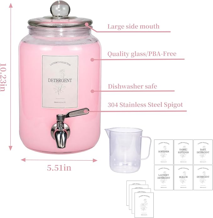 Large Liquid Laundry Detergent Dispenser - Image 2