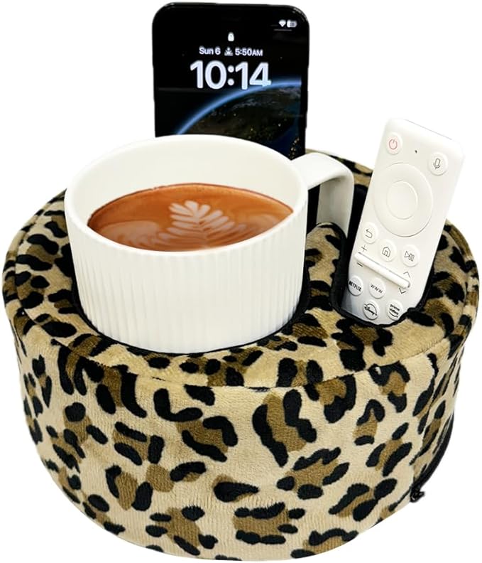 Xchouxer Couch Cup Holder Pillow, Sofa and Bed Organizer Caddy by Xchouxer