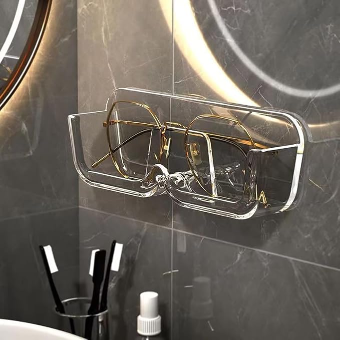4pcs Eyeglasses Holder Stand, Sunglasses Storage Organizer, Wall Mounted - Image 3