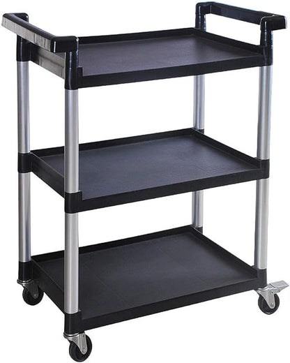 MaxWorks 80774 3-Shelf Utility Plastic Cart by MaxWorks