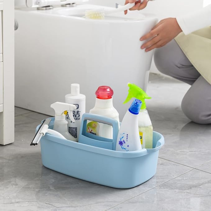 Large Cleaning Supplies Caddy Portable Shower Basket Supply Organizer - Image 4