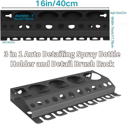 bangminda Wall-Mounted Spray Bottle Holder, 3/8" Air Tool Organizer, Storage - Image 2
