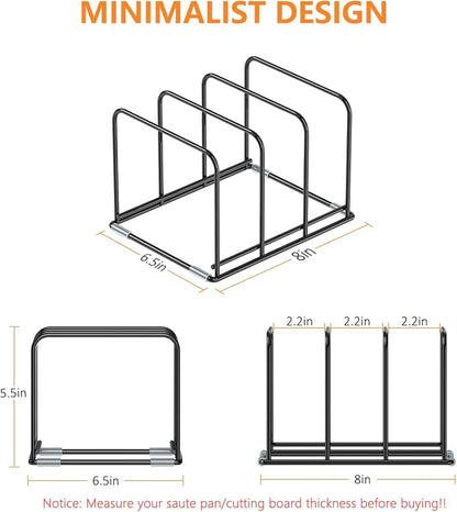 Kitchen Cabinet Organizer, Divided Holder - Image 2
