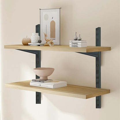 10 Pack 9‑Inch Adjustable Wire Shelf Brackets – Heavy‑Duty Double‑Track Closet - Image 6