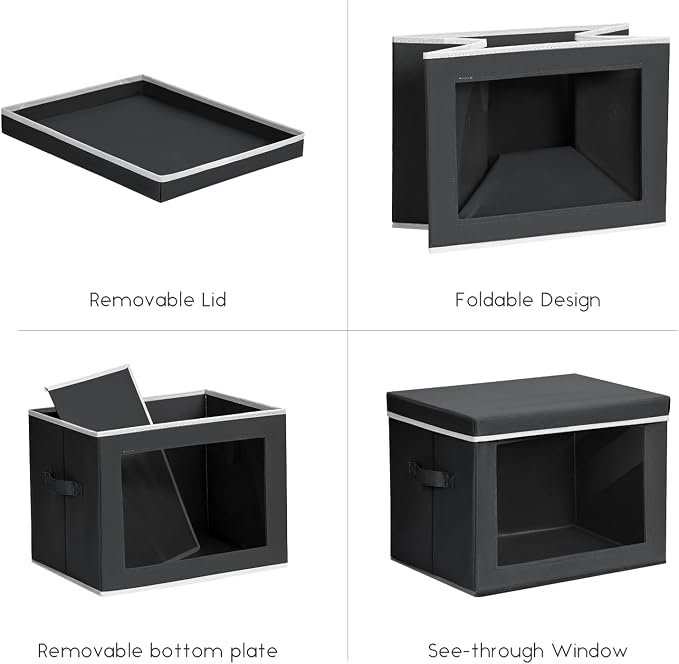 Homsorout Storage Bins with Lids - Image 7