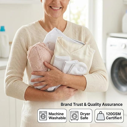 12x16 Small Mesh Laundry Bags for Delicates, Socks & Swimwear – 120GSM - Image 8