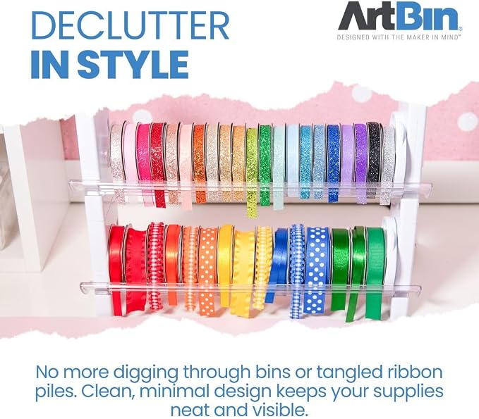 ArtBin Ribbon Storage Rack | Ribbon Spool Holder | Ideal - Image 7