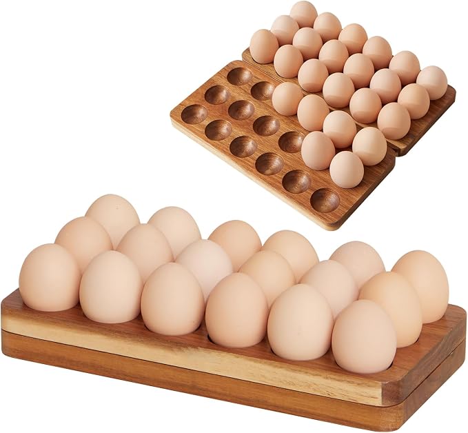 Egg Basket for Chicken Owners Egg Holder Countertop for Parents by QDOUTDR