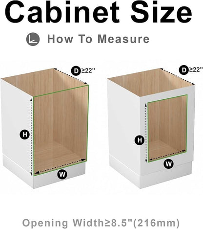 2 Tier Pull Out Cabinet Organizer, Soft Close Slide Out Drawer - Image 4