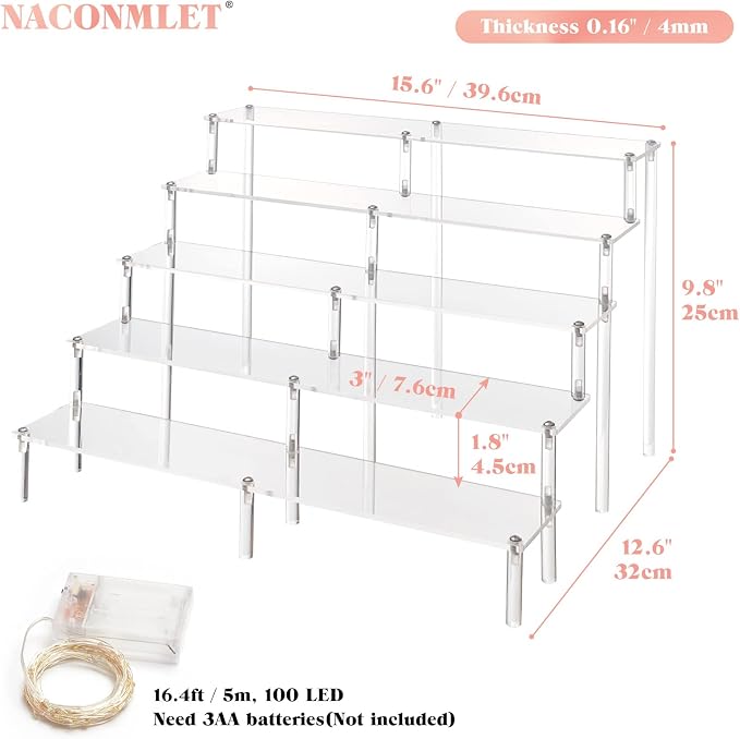 15.6" Acrylic Display Riser - Image 5