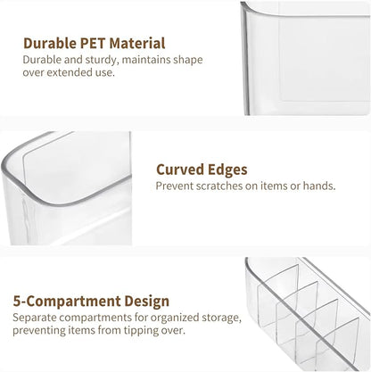 PAVSTINE 2 Pack Adhesive Medicine Cabinet Organizer, No Drilling Narrow - Image 4
