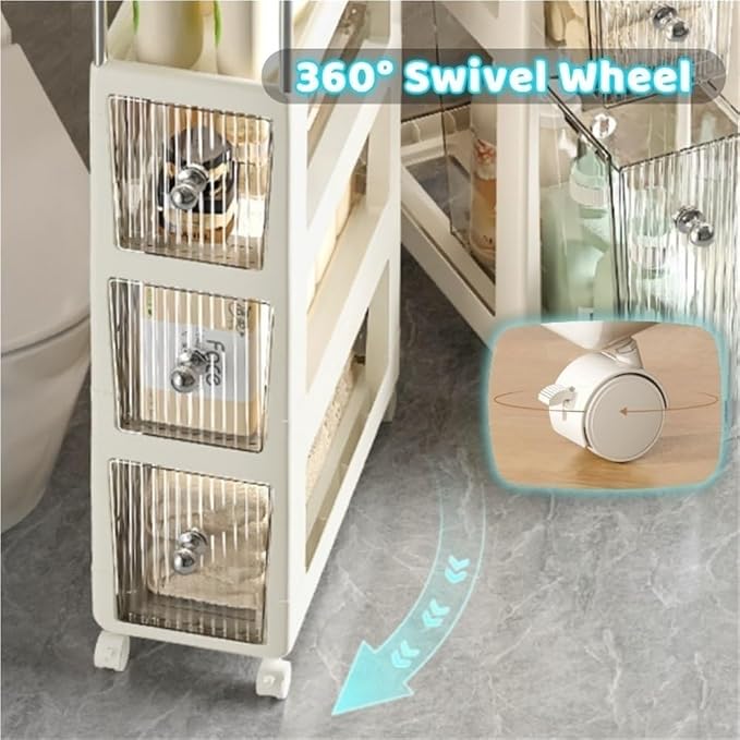 Narrow Bathroom Storage Rack - Image 4