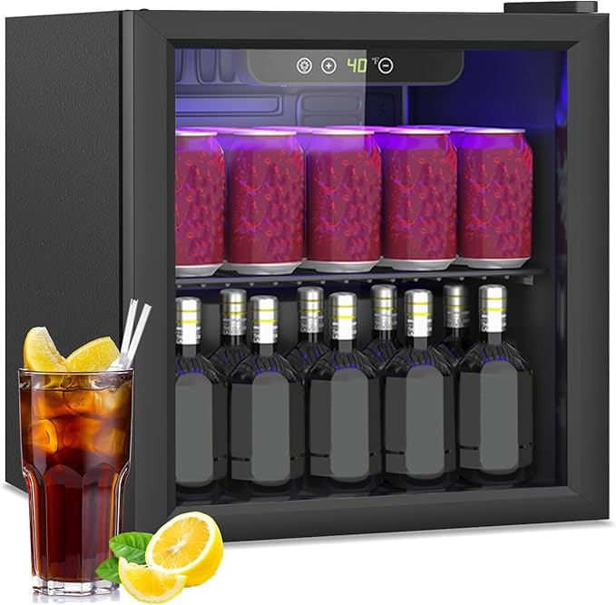 Compact 60 Can/1.3 Cu.Ft Mini Fridge by Unknown