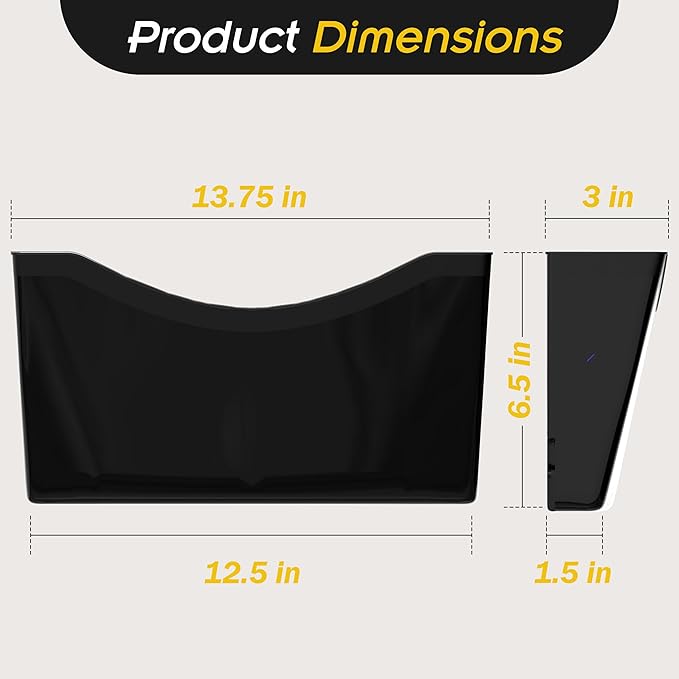 Kuntine.B 3 Pack Black Single Pocket File Holder Hanging Wall Organizer - Image 2