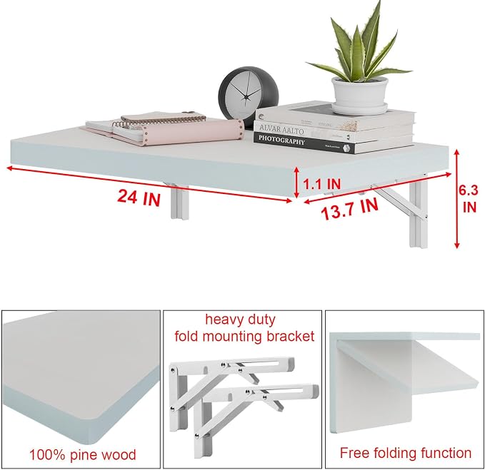 IAE Wall Mounted Folding Table - Image 2