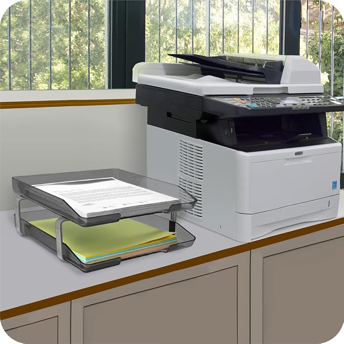 Acrimet Traditional 2 Tier Letter Tray, Front Load Design, A4 Letter Size - Image 5