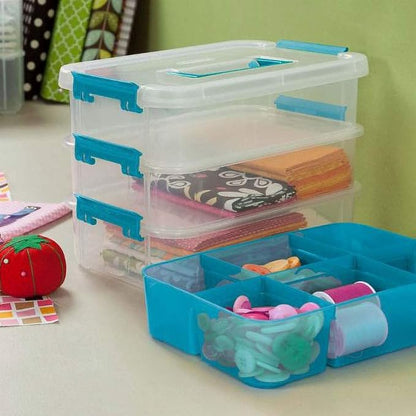 STERILITE Layer Stack & Carry Box, 10-5/8-Inch - Image 3