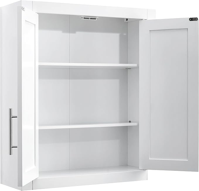 Crosley Furniture Savannah Wall Mounted Bathroom Storage Medicine Cabinet - Image 6