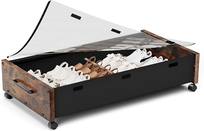 KITHELP Wooden Under Bed Storage by KITHELP