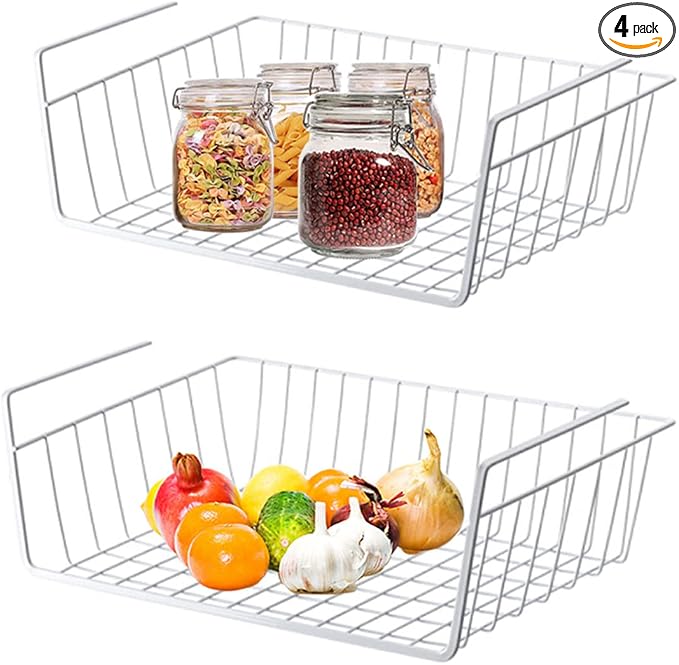 Under Shelf Storage Basket, Hanging shelf basket Slides Under Shelves by Vilive