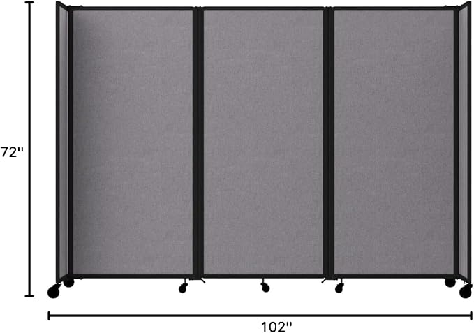 Versare Room Divider 360 Portable Wall Partition | Folding Panels | Large - Image 9