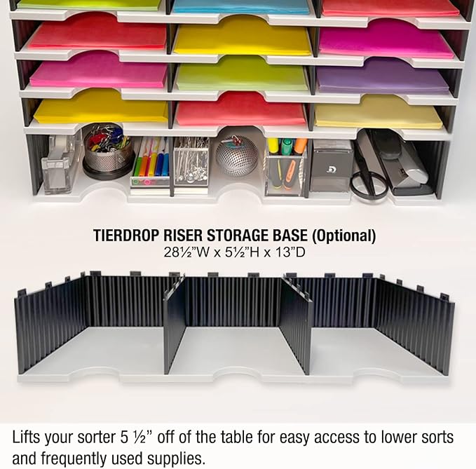 Ultimate Office TierDrop Desktop Organizer Document, and Classroom Sorter. 24 - Image 4