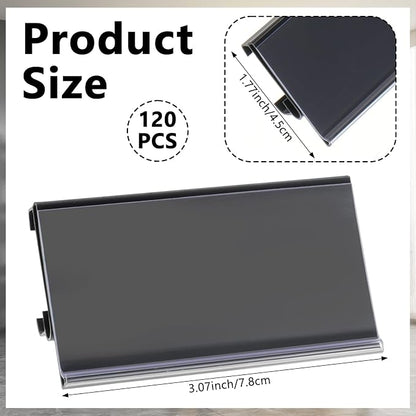 120 Pcs Wire Shelf Label Holders Compatible - Image 2