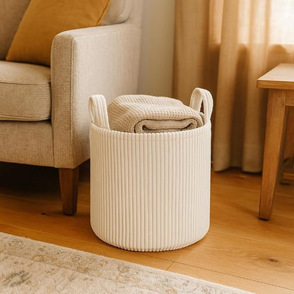 PUTSKA Blanket Basket – Round Storage by Putska