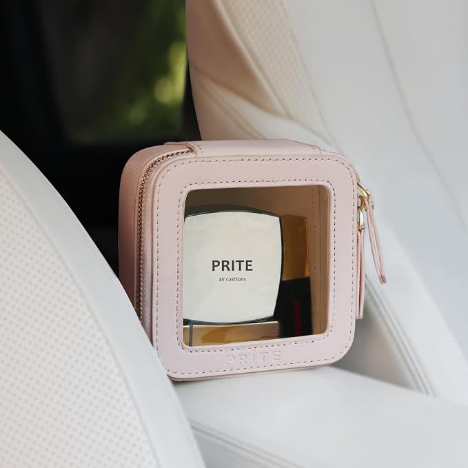 Prite Small Makeup Bag for Women Portable Clear Makeup Bag Cute Mini Waterproof - Image 6