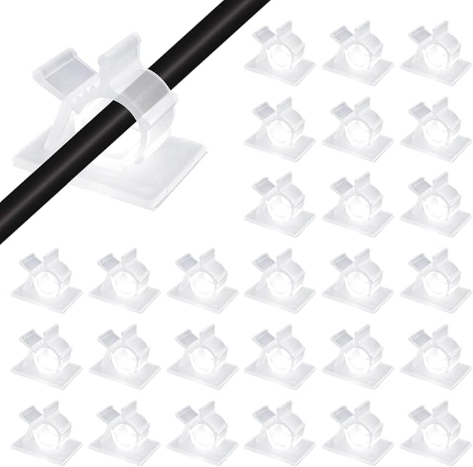 Viaky Self Adhesive Cable Clips, Wire Organize Cables Wire Management Clamps by Oneclickforallyourneeds%EF%BC%81