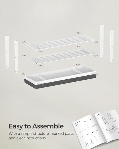 SONGMICS Bamboo Shoe Bench, 3-Tier Shoe Rack Organizer - Image 6