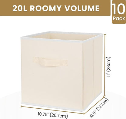 Criusia Storage Cubes, 11 Inch Clothes Storage Bins - Image 2