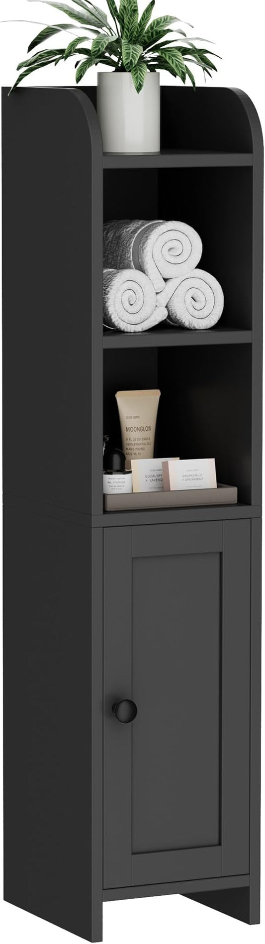 Homhedy Small Bathroom Storage Cabinet, Narrow Toilet Paper Cabinet | Corner by Homhedy