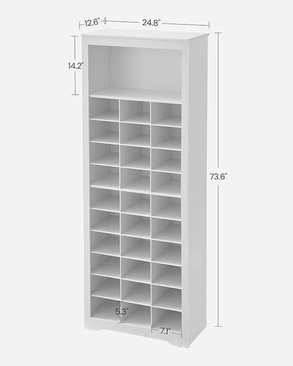 VASAGLE Shoe Storage Cabinet, 10 Tier Shoe Rack Organizer, Holds Up to 30 Pairs - Image 7
