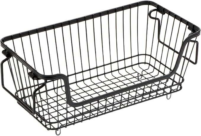 Stackable Storage Basket, Easy Application, Deep Freezer Bins, Refrigerator - Image 6