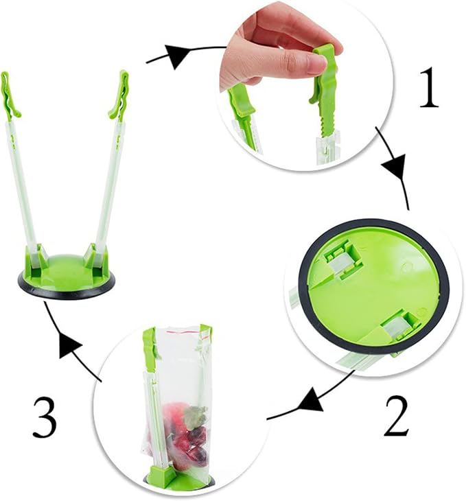 Baggy Rack -, Food Storage Bags Clip, - Image 3